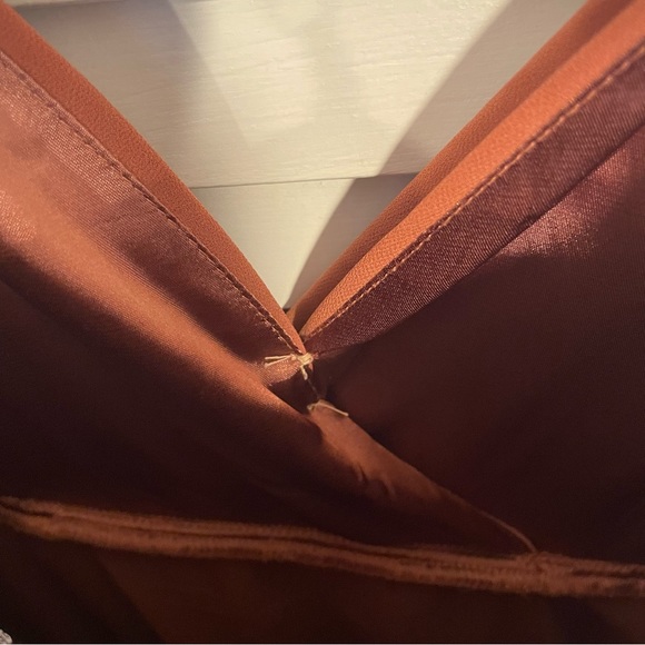 LULUS Rusty Rose Chiffon Maxi Gown - Picture 5 of 7